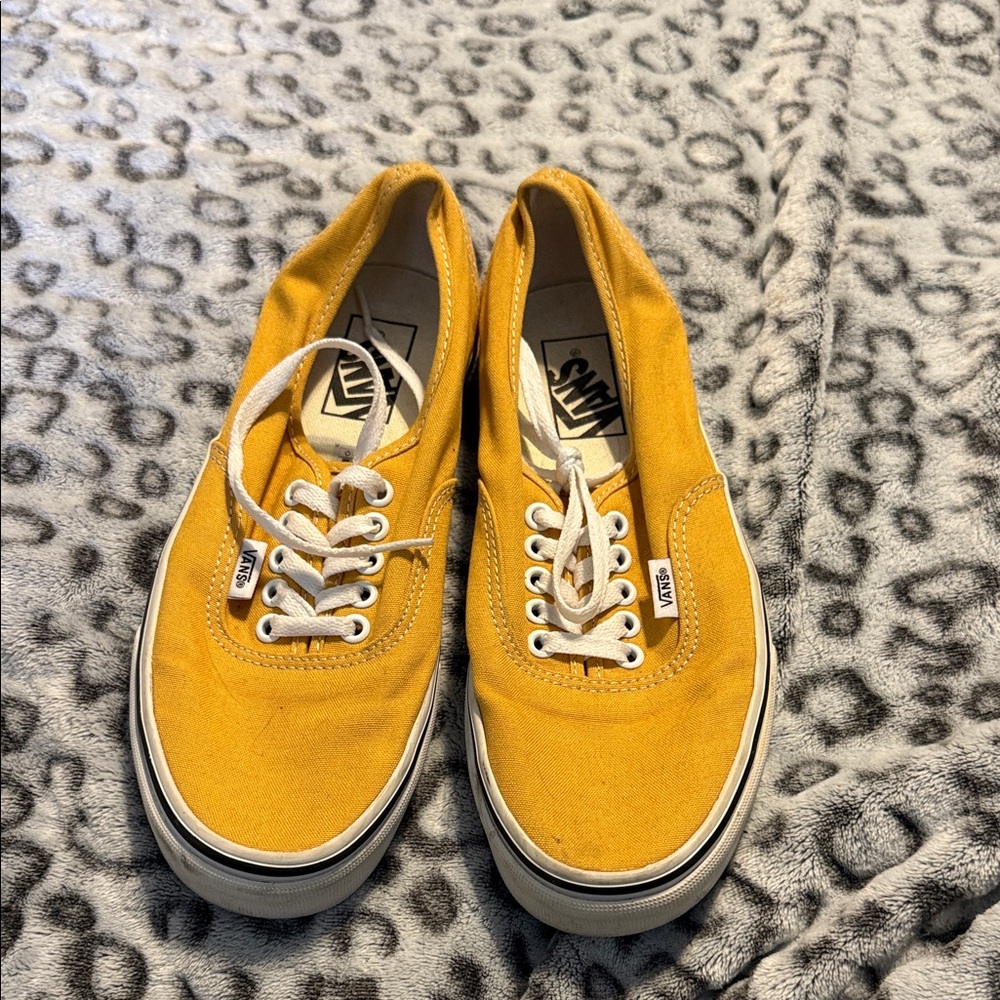 Mustard Yellow Vans Classics